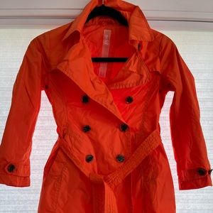 Add Down Girls’ Unlined Trenchcoat/Raincoat - Size 8